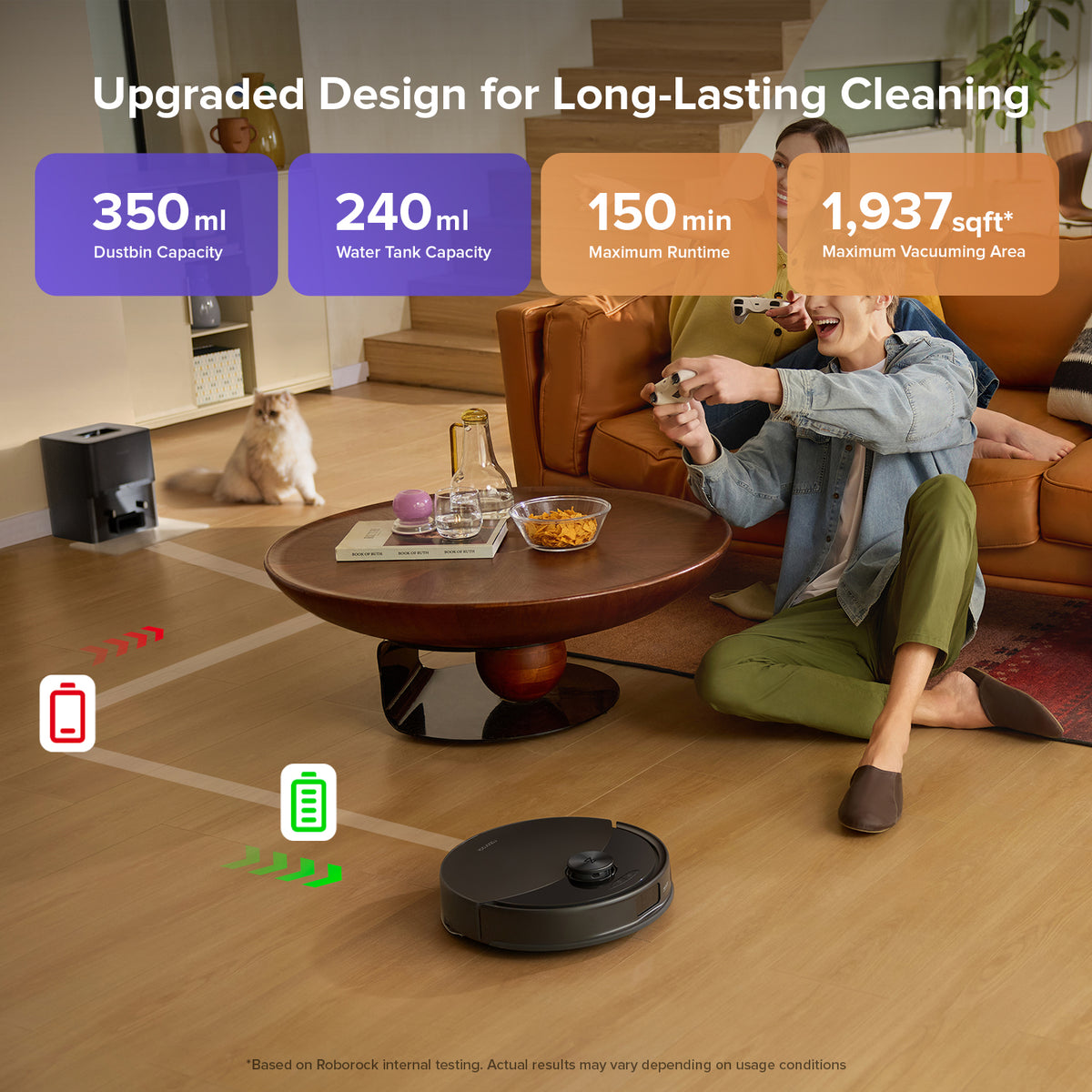 Roborock Q10 S5+ upgraded cleaning design